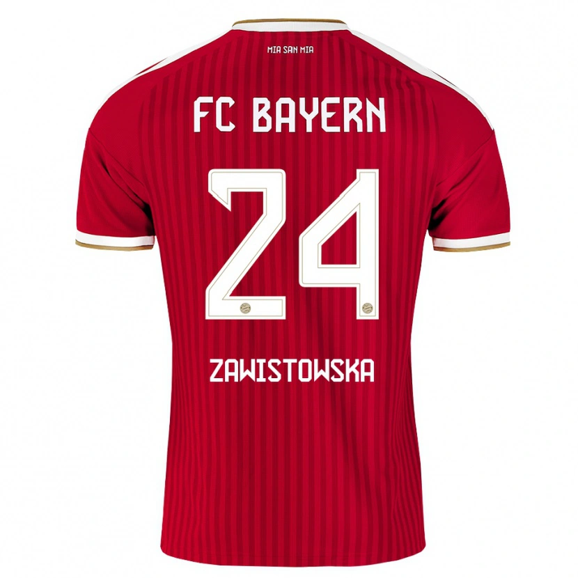 Danxen Heren Weronika Zawistowska #24 Rood Wit Blauw Thuisshirt Thuistenue 2026/27 T-Shirt België