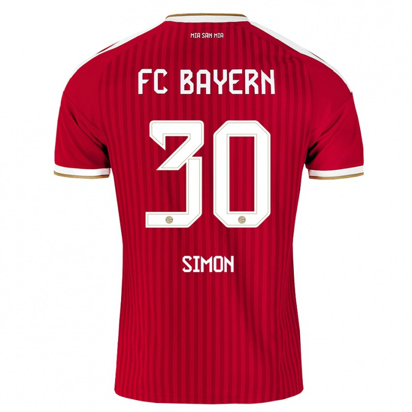 Danxen Heren Carolin Simon #30 Rood Wit Blauw Thuisshirt Thuistenue 2026/27 T-Shirt België