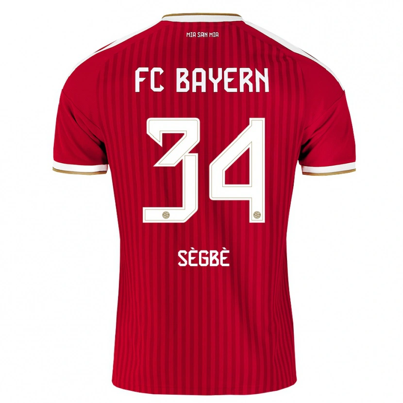 Danxen Heren Désiré Sègbè #34 Rood Wit Blauw Thuisshirt Thuistenue 2026/27 T-Shirt België