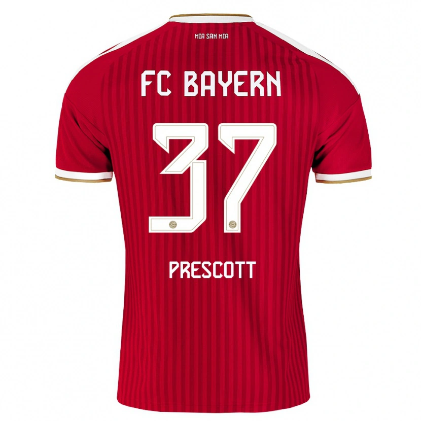 Danxen Heren Leonard Prescott #37 Rood Wit Blauw Thuisshirt Thuistenue 2026/27 T-Shirt België