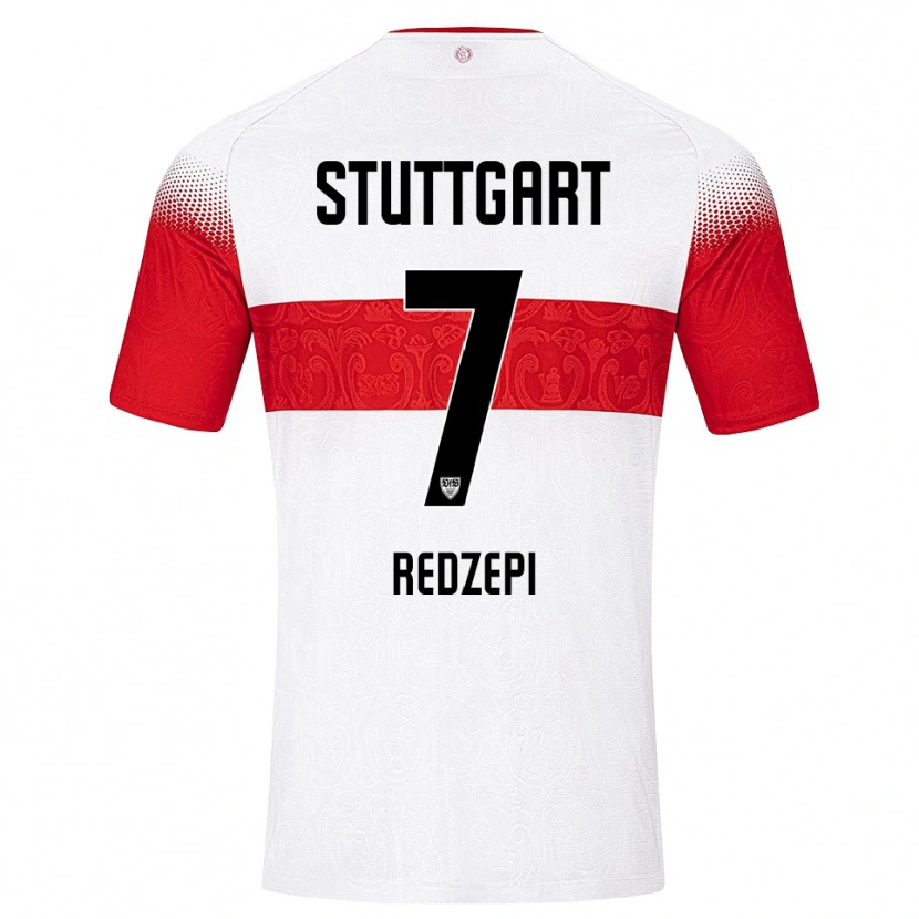 Danxen Heren Dafina Redzepi #7 Wit Rood Geel Thuisshirt Thuistenue 2026/27 T-Shirt België