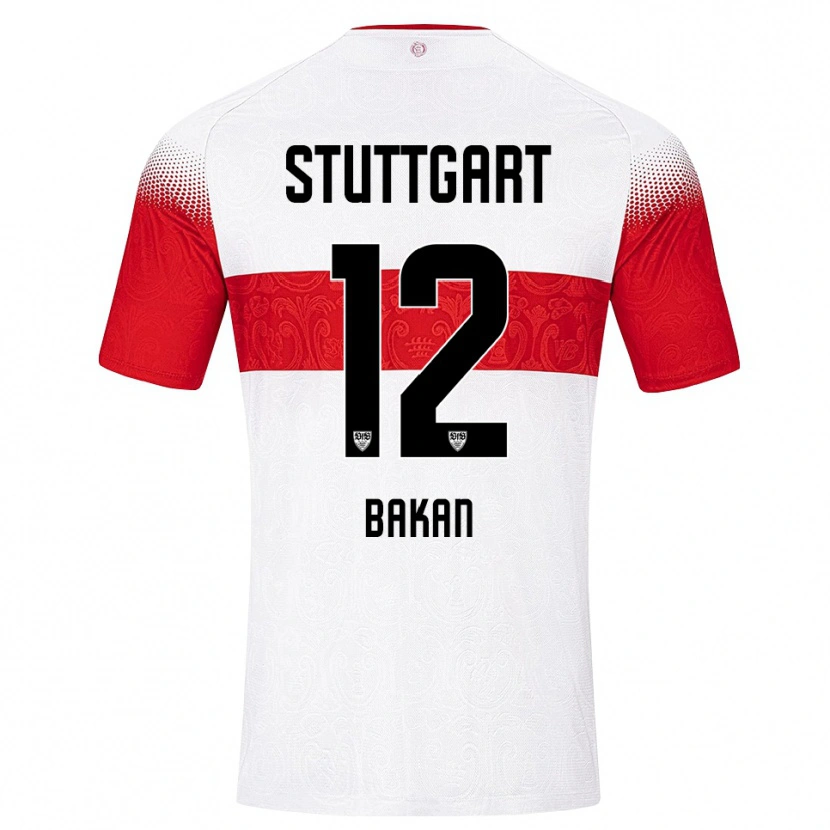 Danxen Heren Eren Bakan #12 Wit Rood Geel Thuisshirt Thuistenue 2026/27 T-Shirt België