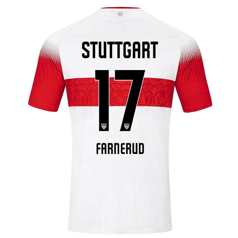 Danxen Heren Colin Farnerud #17 Wit Rood Geel Thuisshirt Thuistenue 2026/27 T-Shirt België