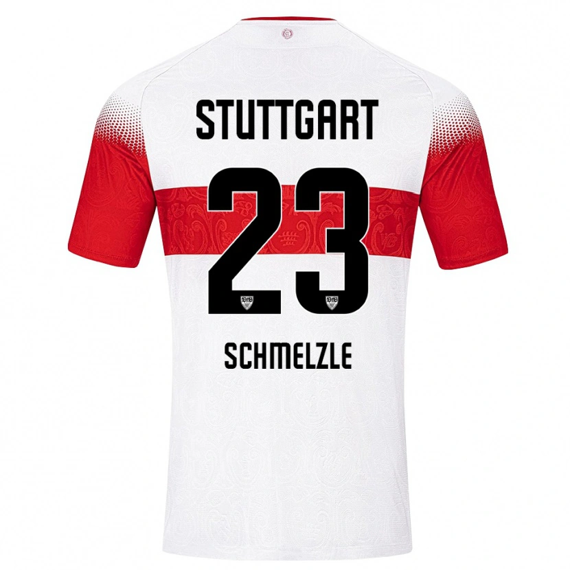 Danxen Heren Marlen Schmelzle #23 Wit Rood Geel Thuisshirt Thuistenue 2026/27 T-Shirt België
