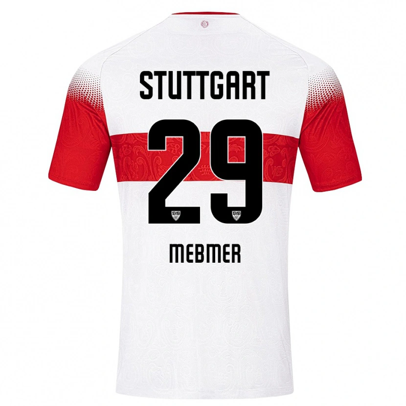 Danxen Heren Meike Meßmer #29 Wit Rood Geel Thuisshirt Thuistenue 2026/27 T-Shirt België