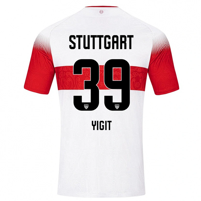 Danxen Heren Ertugrul Yigit #39 Wit Rood Geel Thuisshirt Thuistenue 2026/27 T-Shirt België