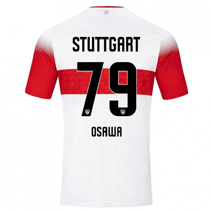 Danxen Heren Haruka Ōsawa #79 Wit Rood Geel Thuisshirt Thuistenue 2026/27 T-Shirt België