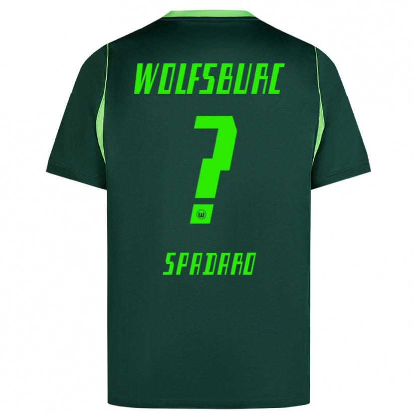Danxen Heren Michele Spadaro #0 Donkergroen Wit Thuisshirt Thuistenue 2026/27 T-Shirt België