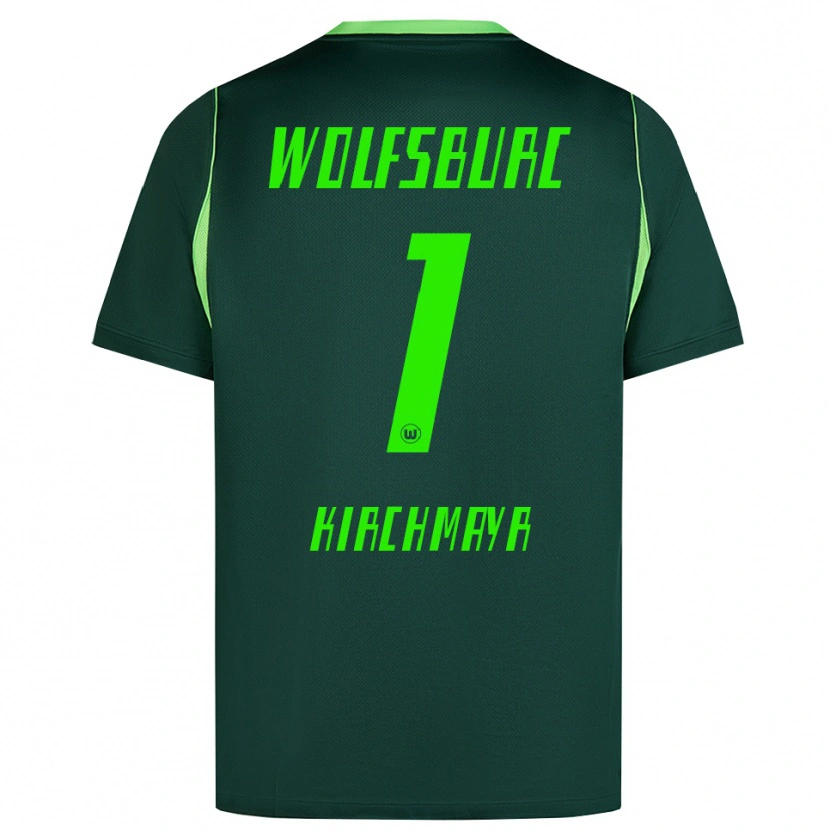 Danxen Heren Juri Kirchmayr #1 Donkergroen Wit Thuisshirt Thuistenue 2026/27 T-Shirt België