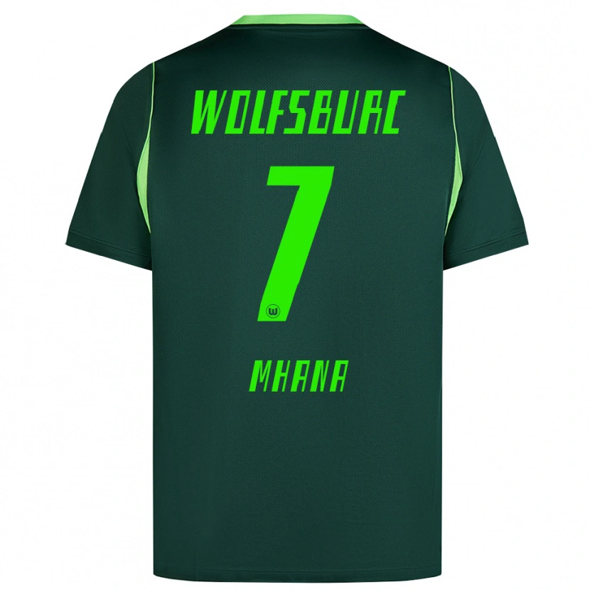 Danxen Heren Younes Mhana #7 Donkergroen Wit Thuisshirt Thuistenue 2026/27 T-Shirt België