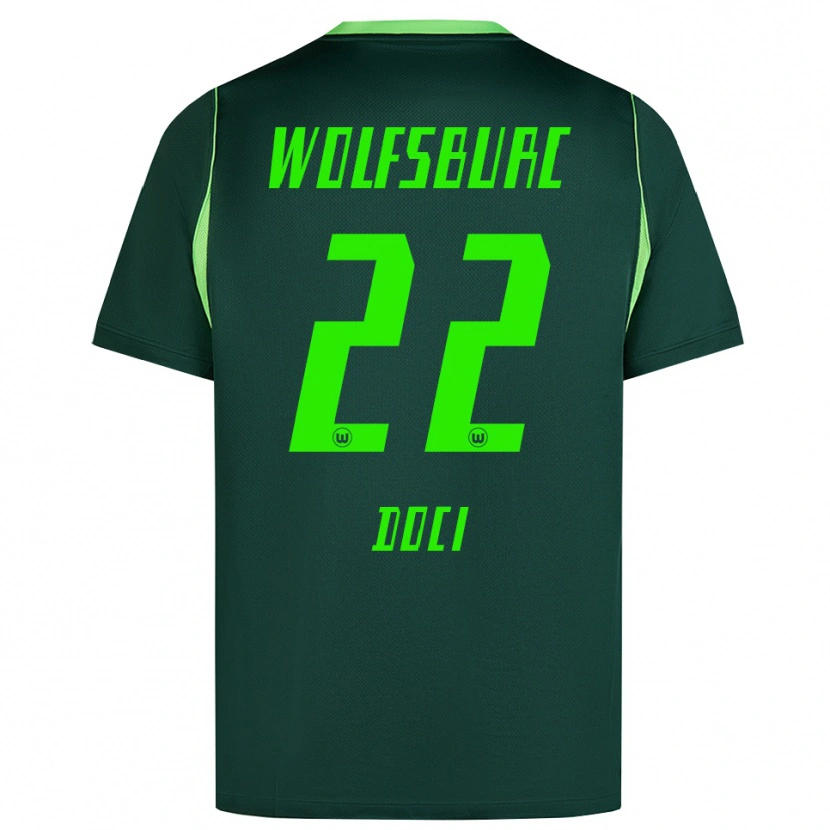 Danxen Heren Adrian Doci #22 Donkergroen Wit Thuisshirt Thuistenue 2026/27 T-Shirt België