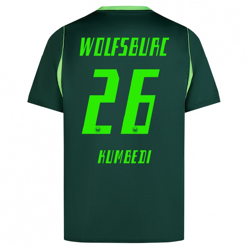 Danxen Heren Saël Kumbedi #26 Donkergroen Wit Thuisshirt Thuistenue 2026/27 T-Shirt België