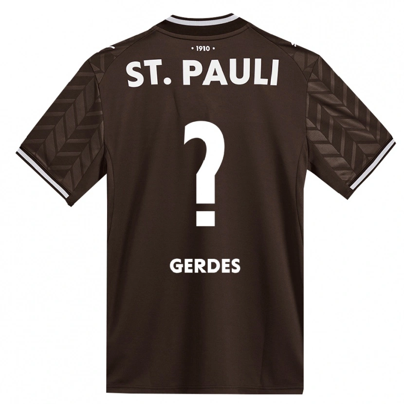 Danxen Heren Dennis Gerdes #0 Cafe Wit Thuisshirt Thuistenue 2026/27 T-Shirt België