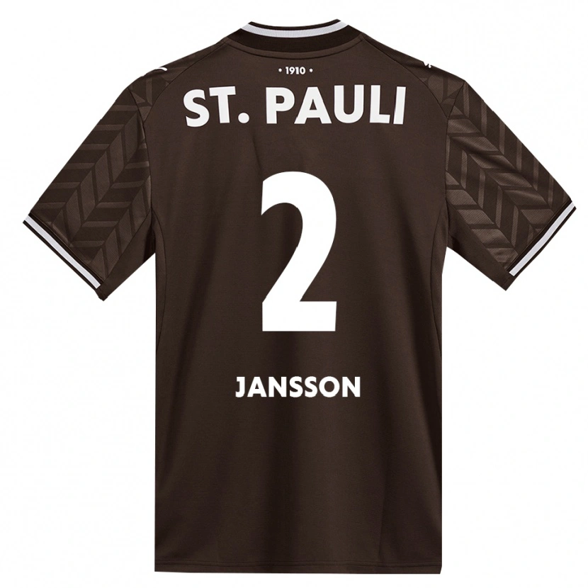 Danxen Heren Rony Jansson #2 Cafe Wit Thuisshirt Thuistenue 2026/27 T-Shirt België