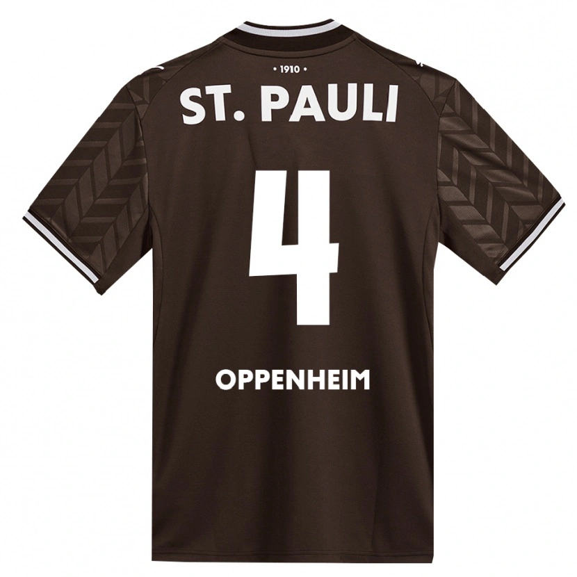 Danxen Heren Merle Oppenheim #4 Cafe Wit Thuisshirt Thuistenue 2026/27 T-Shirt België