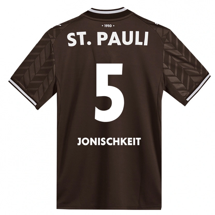 Danxen Heren Jamal Jonischkeit #5 Cafe Wit Thuisshirt Thuistenue 2026/27 T-Shirt België