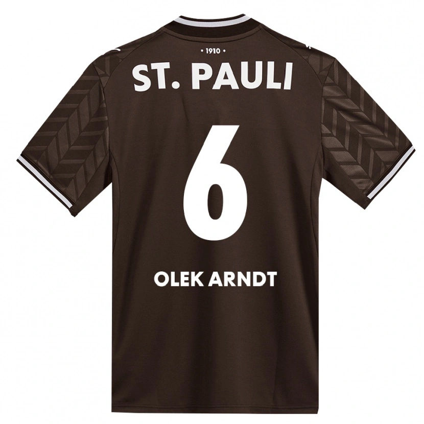 Danxen Heren Frederik Olek Arndt #6 Cafe Wit Thuisshirt Thuistenue 2026/27 T-Shirt België