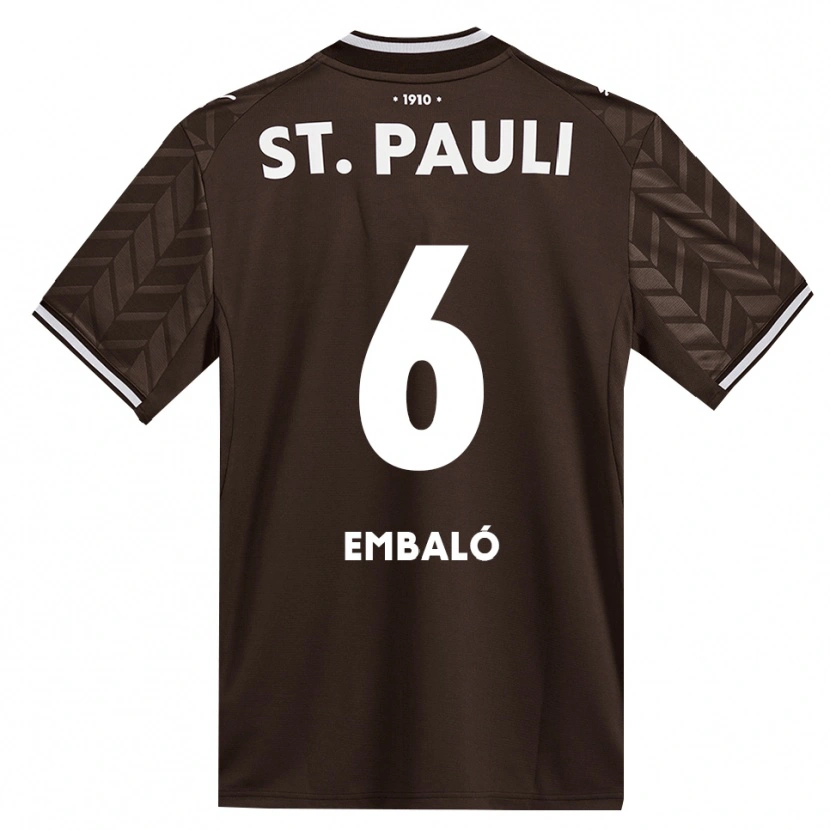Danxen Heren Diego Embaló #6 Cafe Wit Thuisshirt Thuistenue 2026/27 T-Shirt België