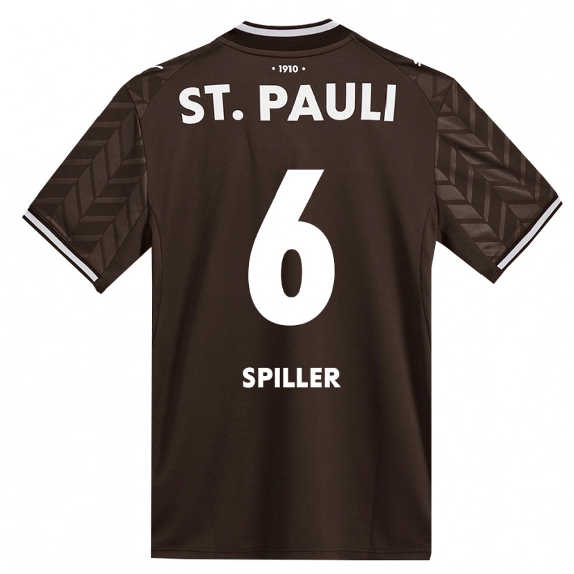 Danxen Heren Nele Spiller #6 Cafe Wit Thuisshirt Thuistenue 2026/27 T-Shirt België