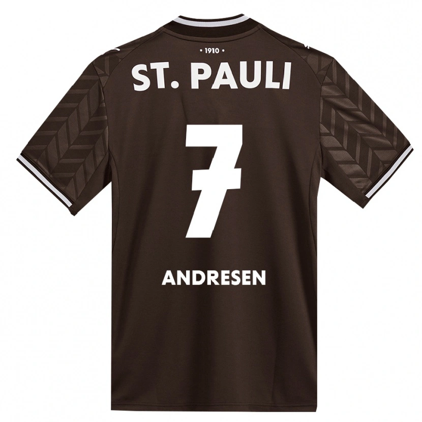 Danxen Heren Jan Andresen #7 Cafe Wit Thuisshirt Thuistenue 2026/27 T-Shirt België