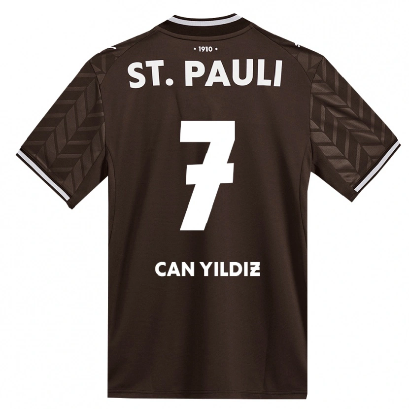 Danxen Heren Emre Can Yildiz #7 Cafe Wit Thuisshirt Thuistenue 2026/27 T-Shirt België