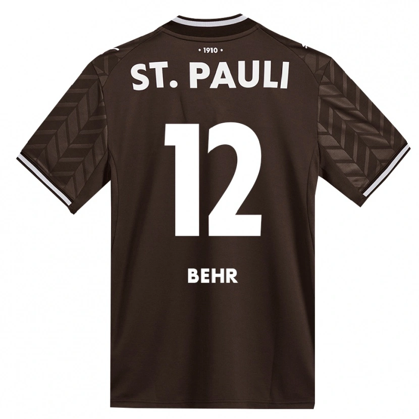 Danxen Heren Juri Behr #12 Cafe Wit Thuisshirt Thuistenue 2026/27 T-Shirt België