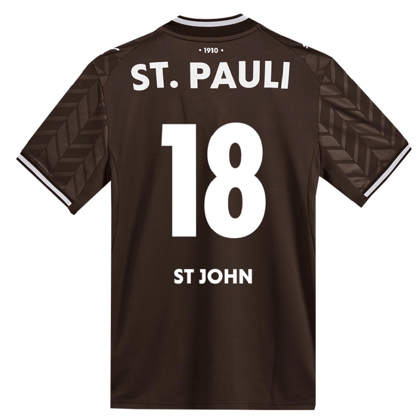 Danxen Heren Rawley St. John #18 Cafe Wit Thuisshirt Thuistenue 2026/27 T-Shirt België