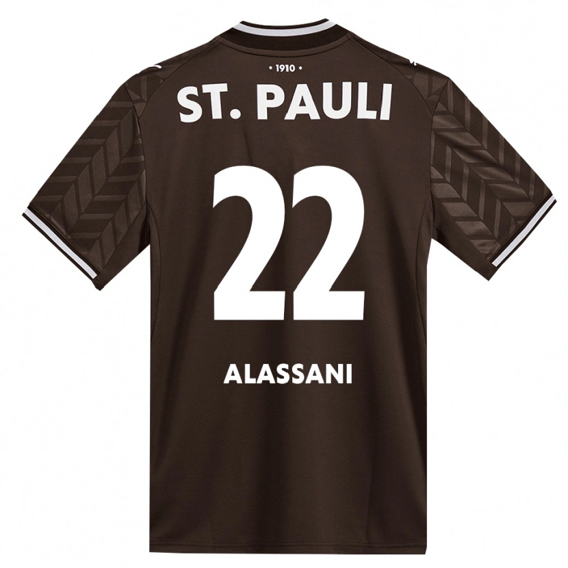 Danxen Heren Abdul Alassani #22 Cafe Wit Thuisshirt Thuistenue 2026/27 T-Shirt België