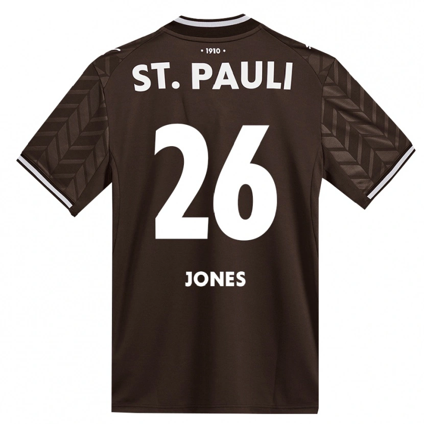 Danxen Heren Ricky-Jade Jones #26 Cafe Wit Thuisshirt Thuistenue 2026/27 T-Shirt België