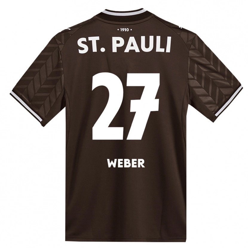 Danxen Heren Hugo Weber #27 Cafe Wit Thuisshirt Thuistenue 2026/27 T-Shirt België