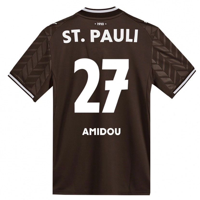 Danxen Heren Amir Amidou #27 Cafe Wit Thuisshirt Thuistenue 2026/27 T-Shirt België