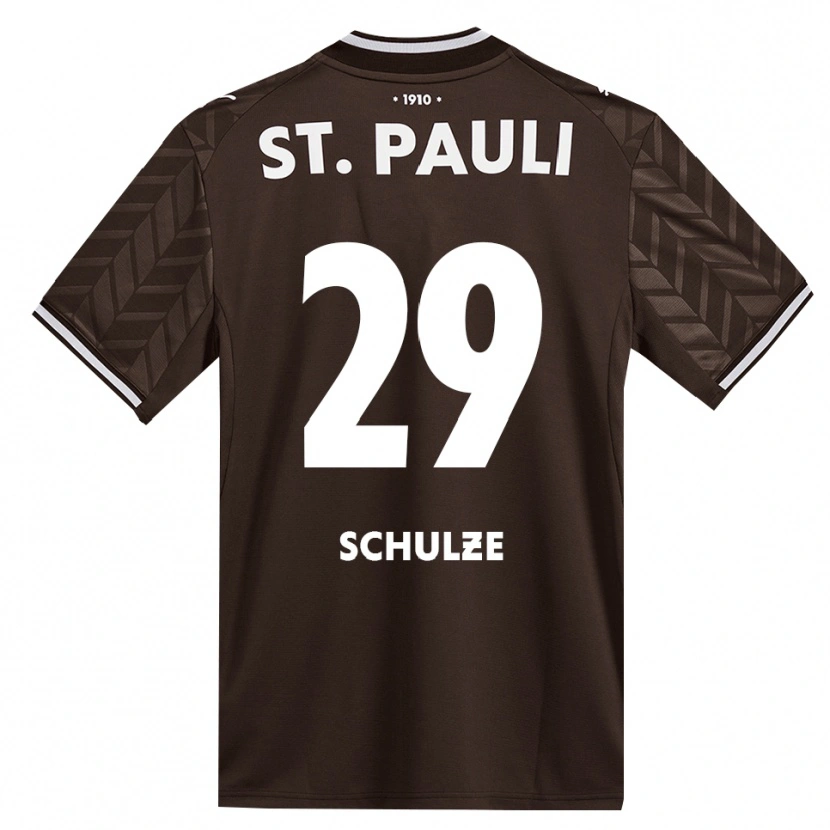 Danxen Heren Lucas Schulze #29 Cafe Wit Thuisshirt Thuistenue 2026/27 T-Shirt België
