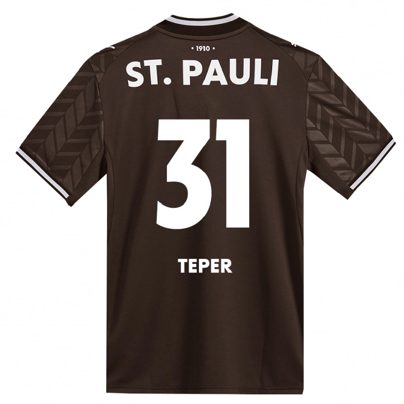 Danxen Heren M. Teper #31 Cafe Wit Thuisshirt Thuistenue 2026/27 T-Shirt België