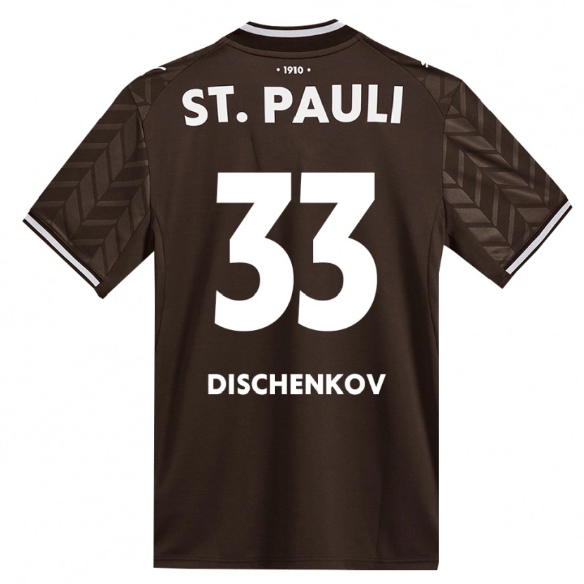 Danxen Heren Dimitri Dischenkov #33 Cafe Wit Thuisshirt Thuistenue 2026/27 T-Shirt België
