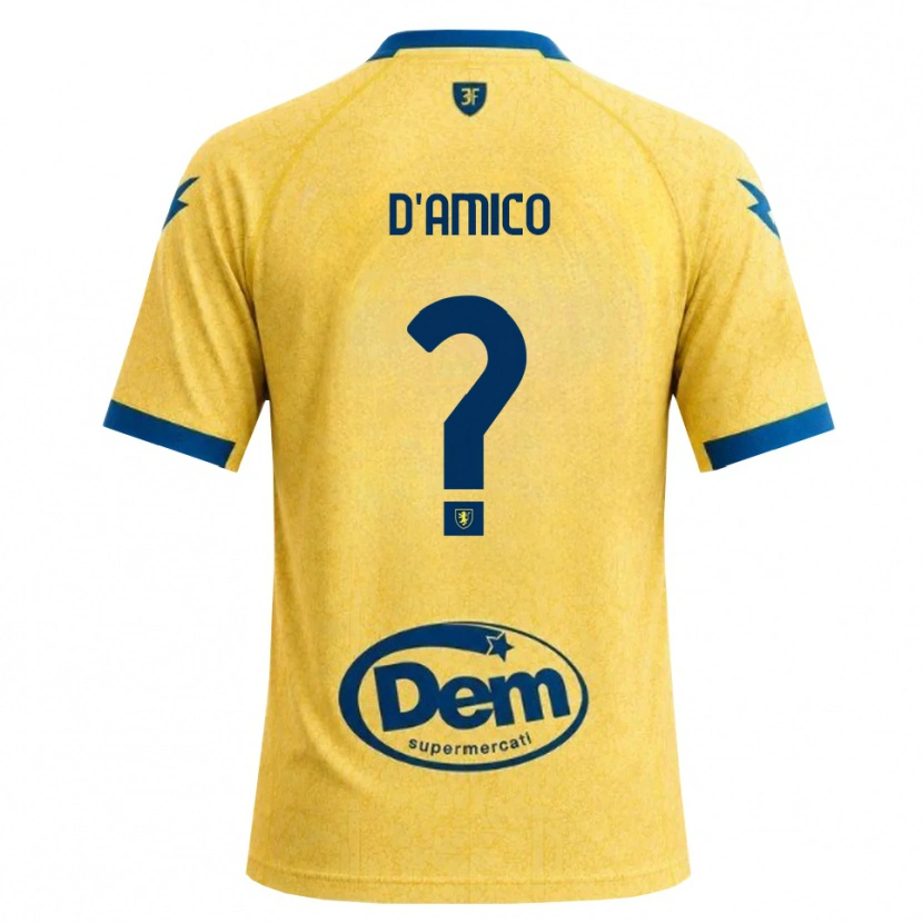 Danxen Heren Cristiano D'amico #0 Khaki Zwart Blauw Thuisshirt Thuistenue 2026/27 T-Shirt België
