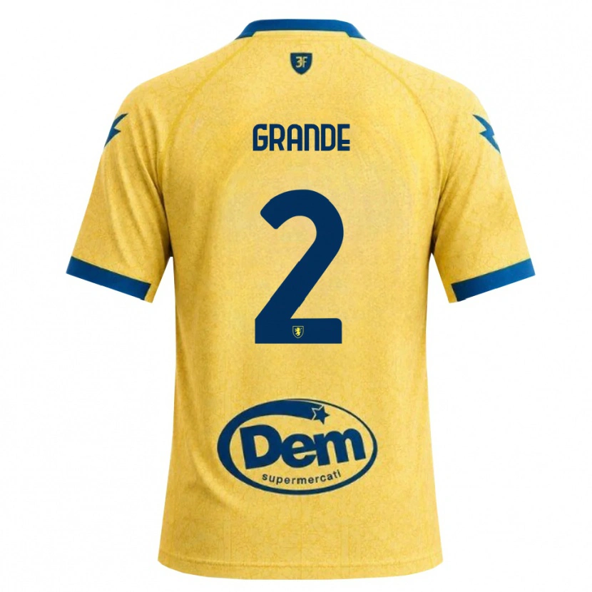 Danxen Heren Alessandro Grande #2 Khaki Zwart Blauw Thuisshirt Thuistenue 2026/27 T-Shirt België