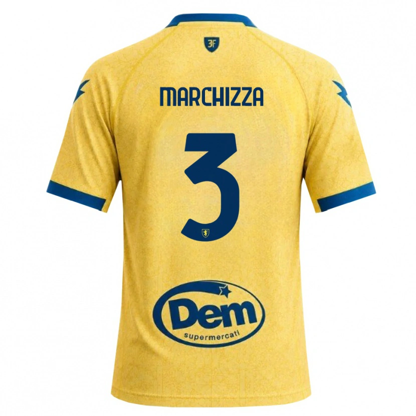 Danxen Heren Riccardo Marchizza #3 Khaki Zwart Blauw Thuisshirt Thuistenue 2026/27 T-Shirt België