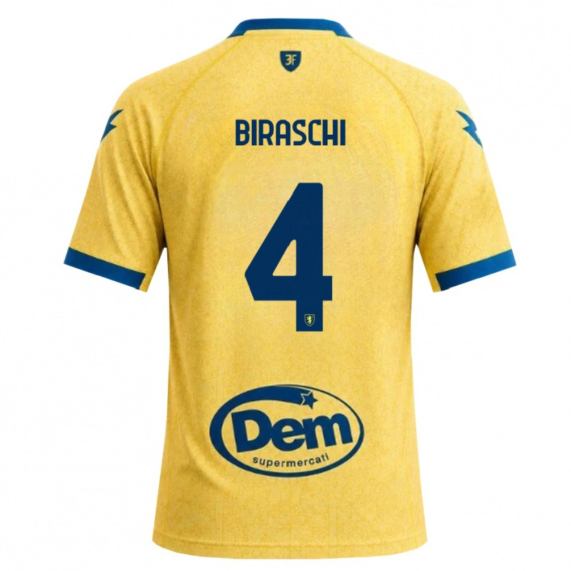 Danxen Heren Davide Biraschi #4 Khaki Zwart Blauw Thuisshirt Thuistenue 2026/27 T-Shirt België
