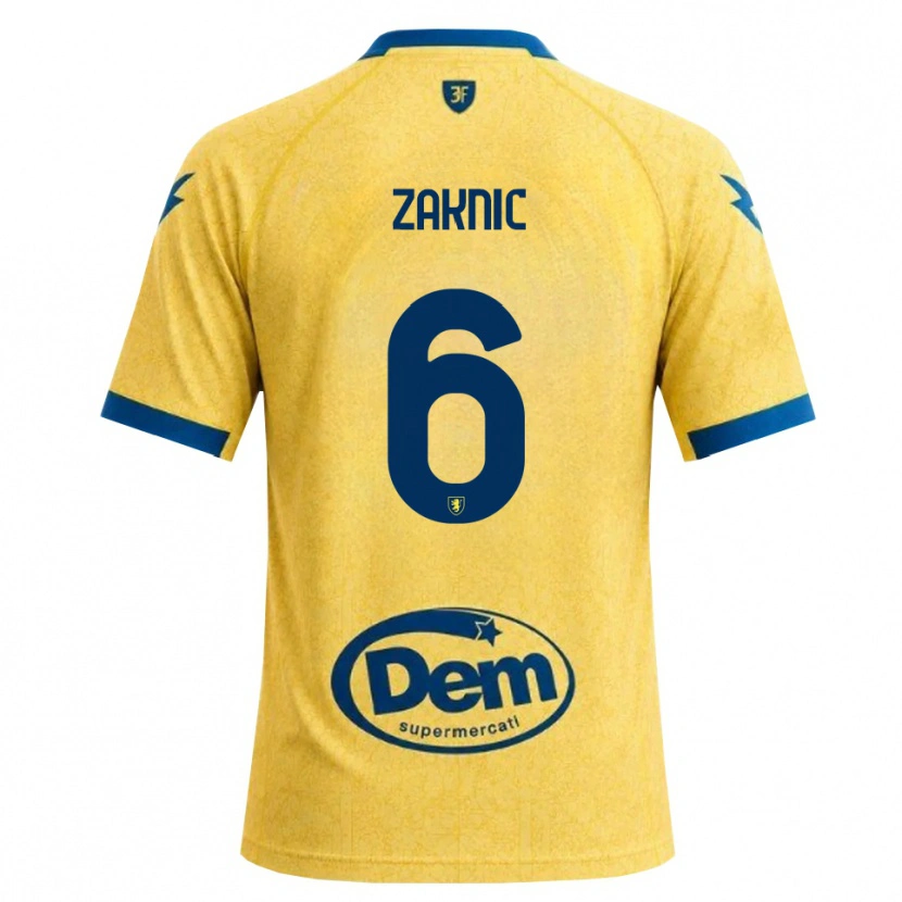 Danxen Heren Lazar Zaknic #6 Khaki Zwart Blauw Thuisshirt Thuistenue 2026/27 T-Shirt België