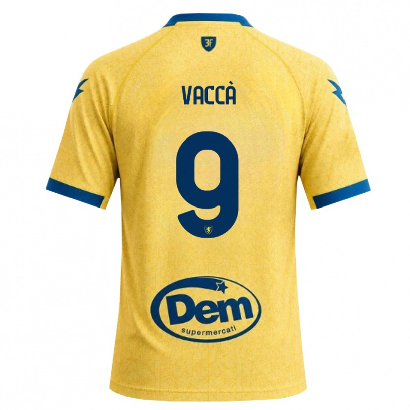 Danxen Heren Antonio Vaccà #9 Khaki Zwart Blauw Thuisshirt Thuistenue 2026/27 T-Shirt België