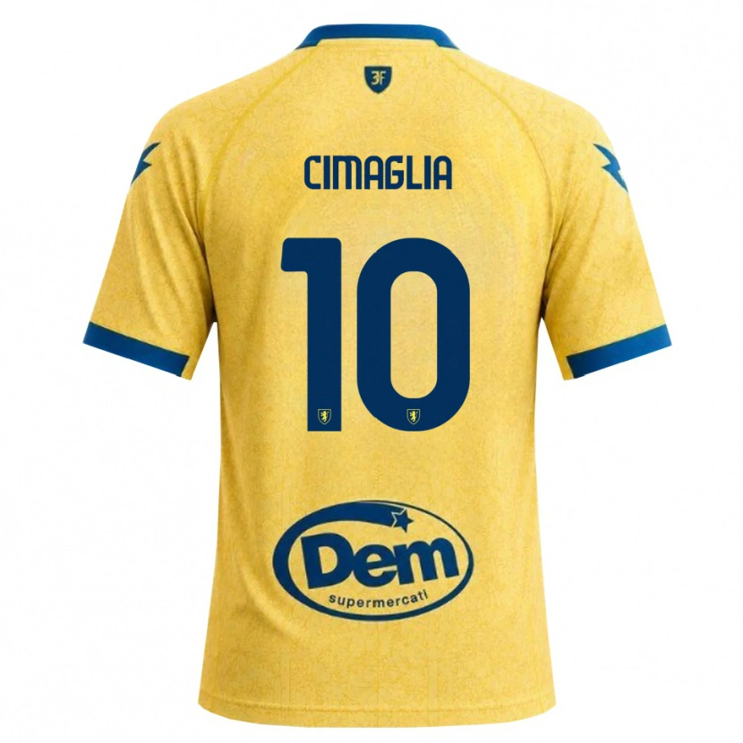 Danxen Heren Marco Cimaglia #10 Khaki Zwart Blauw Thuisshirt Thuistenue 2026/27 T-Shirt België