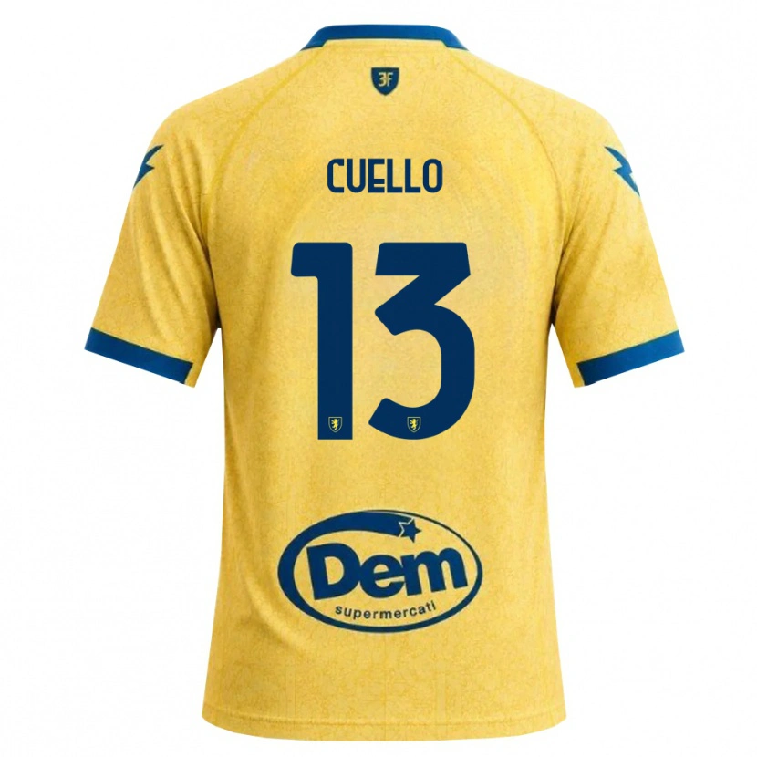 Danxen Heren Gabriel Cuello #13 Khaki Zwart Blauw Thuisshirt Thuistenue 2026/27 T-Shirt België