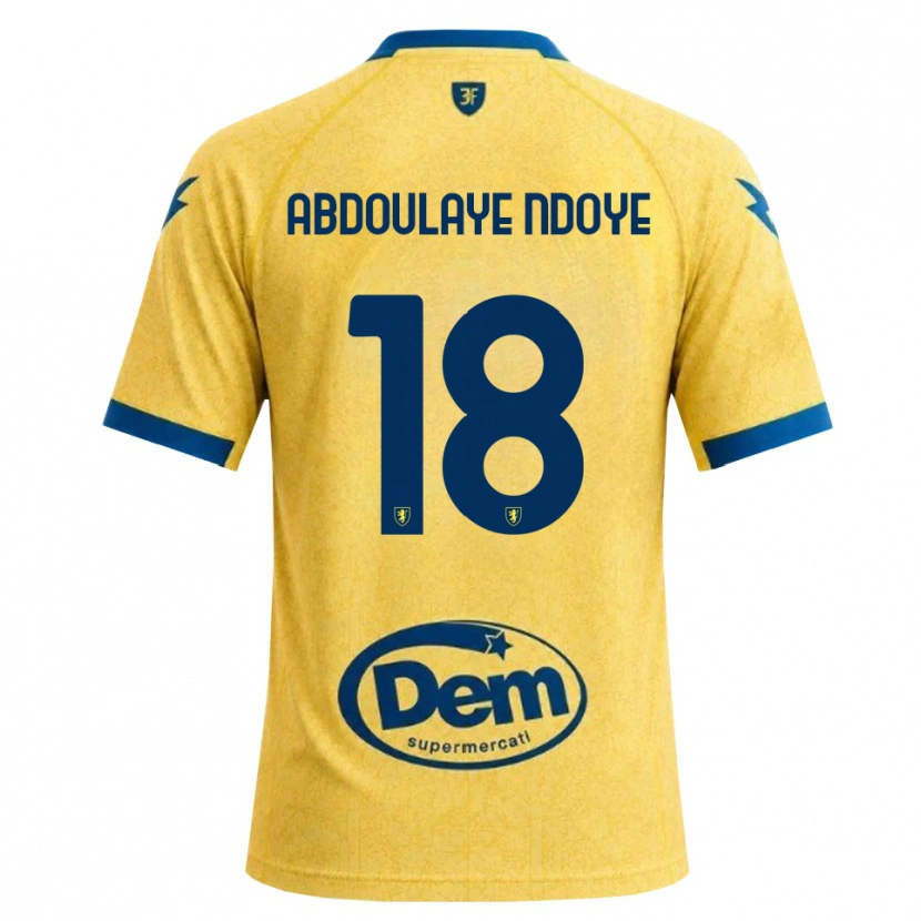 Danxen Heren Mamadou Abdoulaye Ndoye #18 Khaki Zwart Blauw Thuisshirt Thuistenue 2026/27 T-Shirt België