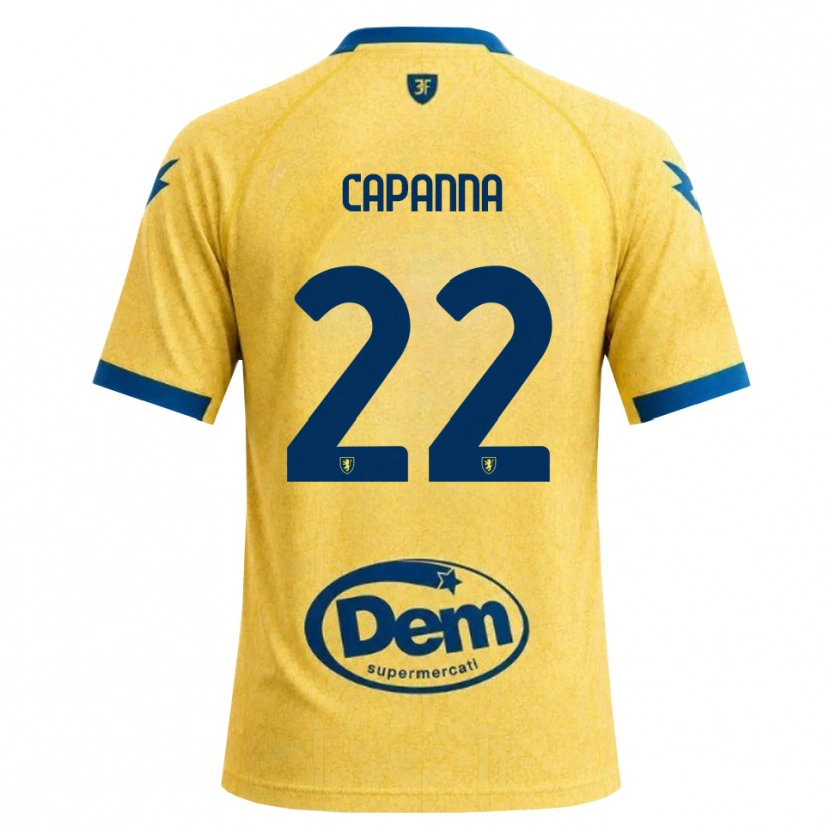 Danxen Heren Tommaso Capanna #22 Khaki Zwart Blauw Thuisshirt Thuistenue 2026/27 T-Shirt België