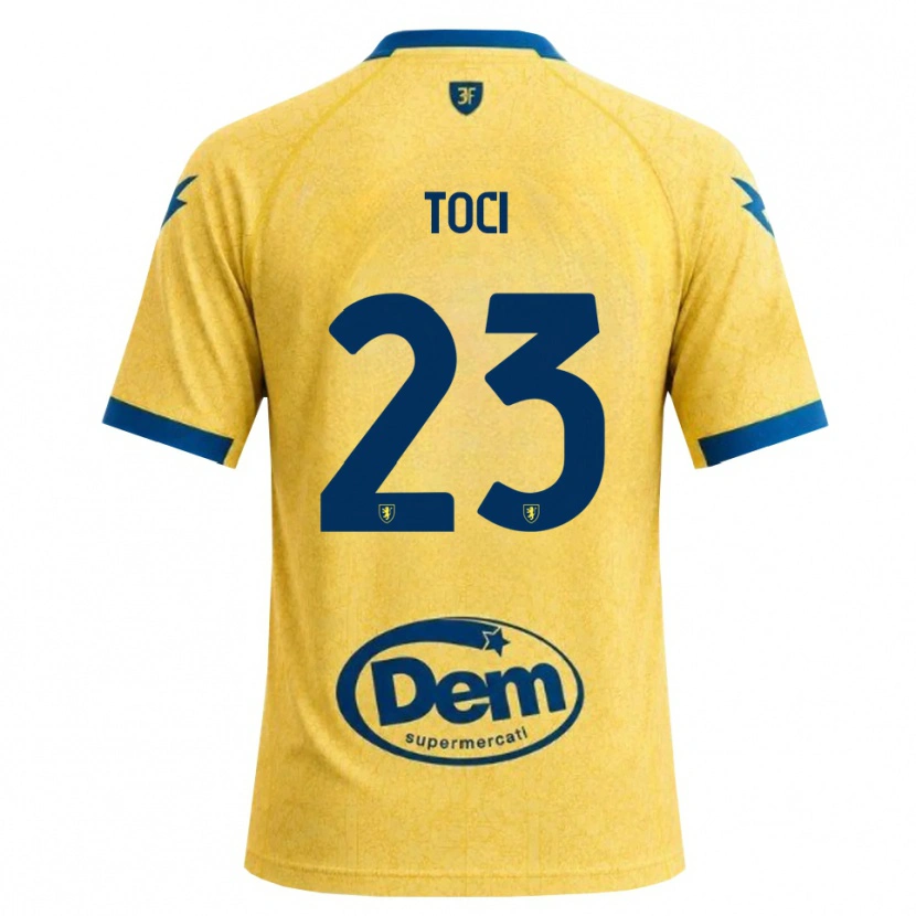 Danxen Heren Matteo Toci #23 Khaki Zwart Blauw Thuisshirt Thuistenue 2026/27 T-Shirt België