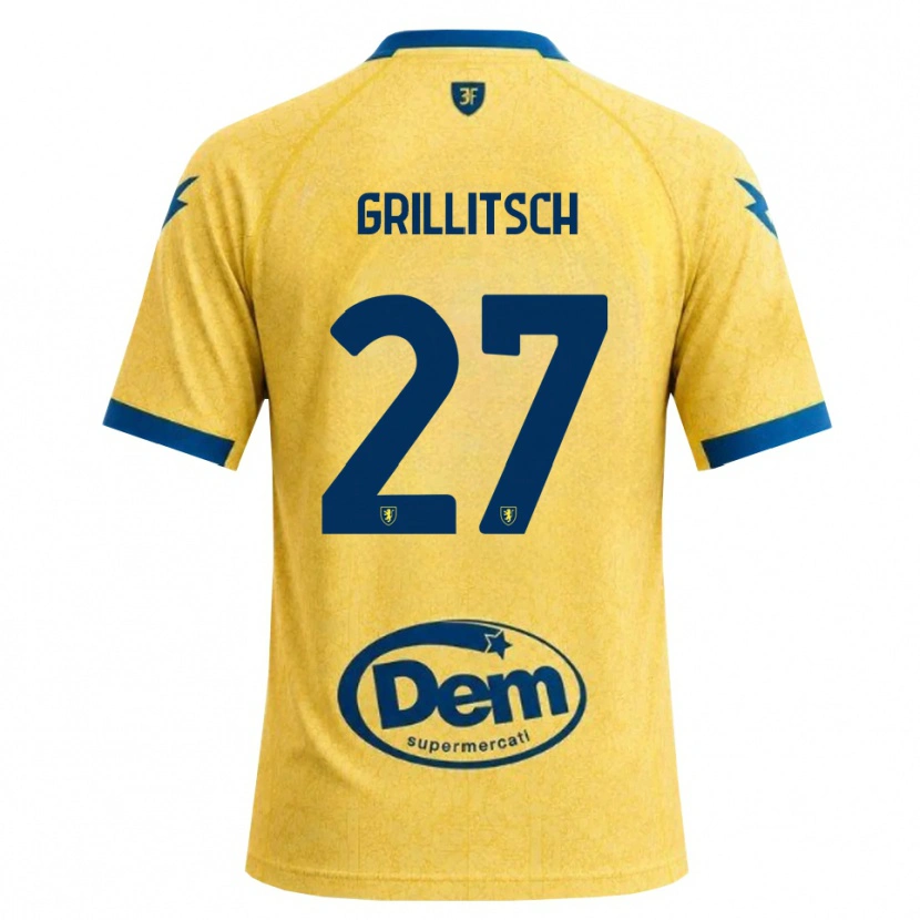 Danxen Heren Florian Grillitsch #27 Khaki Zwart Blauw Thuisshirt Thuistenue 2026/27 T-Shirt België