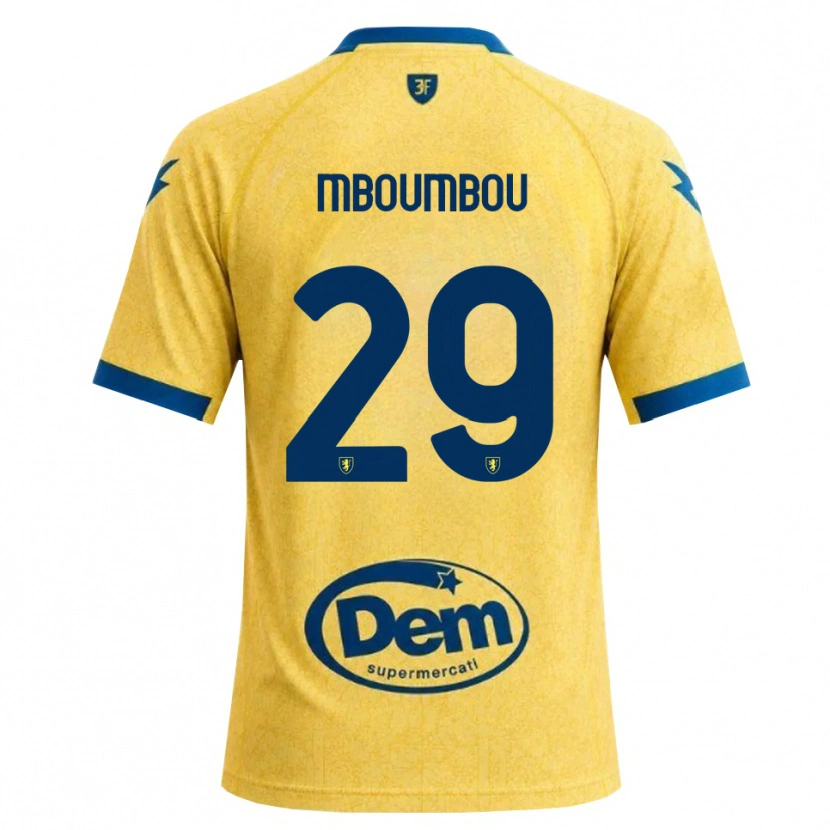 Danxen Heren Arnaud Mboumbou #29 Khaki Zwart Blauw Thuisshirt Thuistenue 2026/27 T-Shirt België