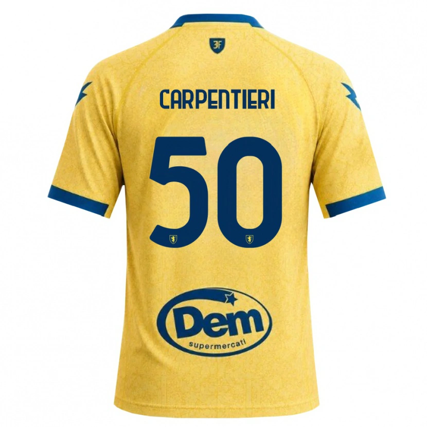 Danxen Heren Christian Carpentieri #50 Khaki Zwart Blauw Thuisshirt Thuistenue 2026/27 T-Shirt België