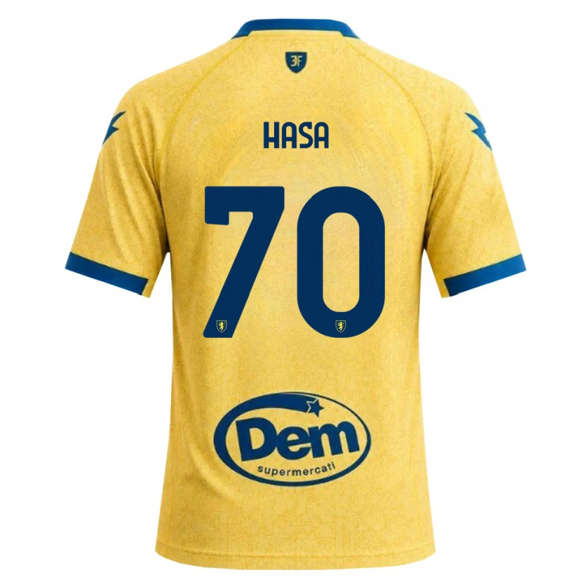 Danxen Heren Luis Hasa #70 Khaki Zwart Blauw Thuisshirt Thuistenue 2026/27 T-Shirt België