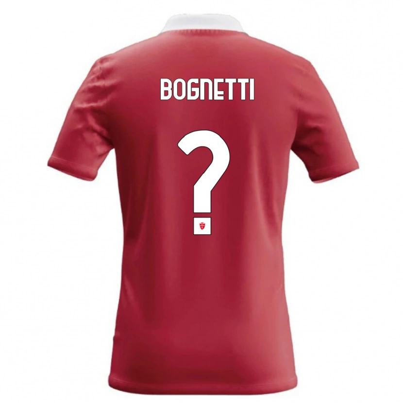 Danxen Heren Federico Bognetti #0 Rood Wit Thuisshirt Thuistenue 2026/27 T-Shirt België